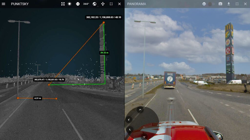 Mobile Mapping af cykelstier og veje i Fredericia og Aalborg Kommune